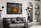 Spices Glass Wall Art.