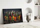 Spices Glass Wall Art.