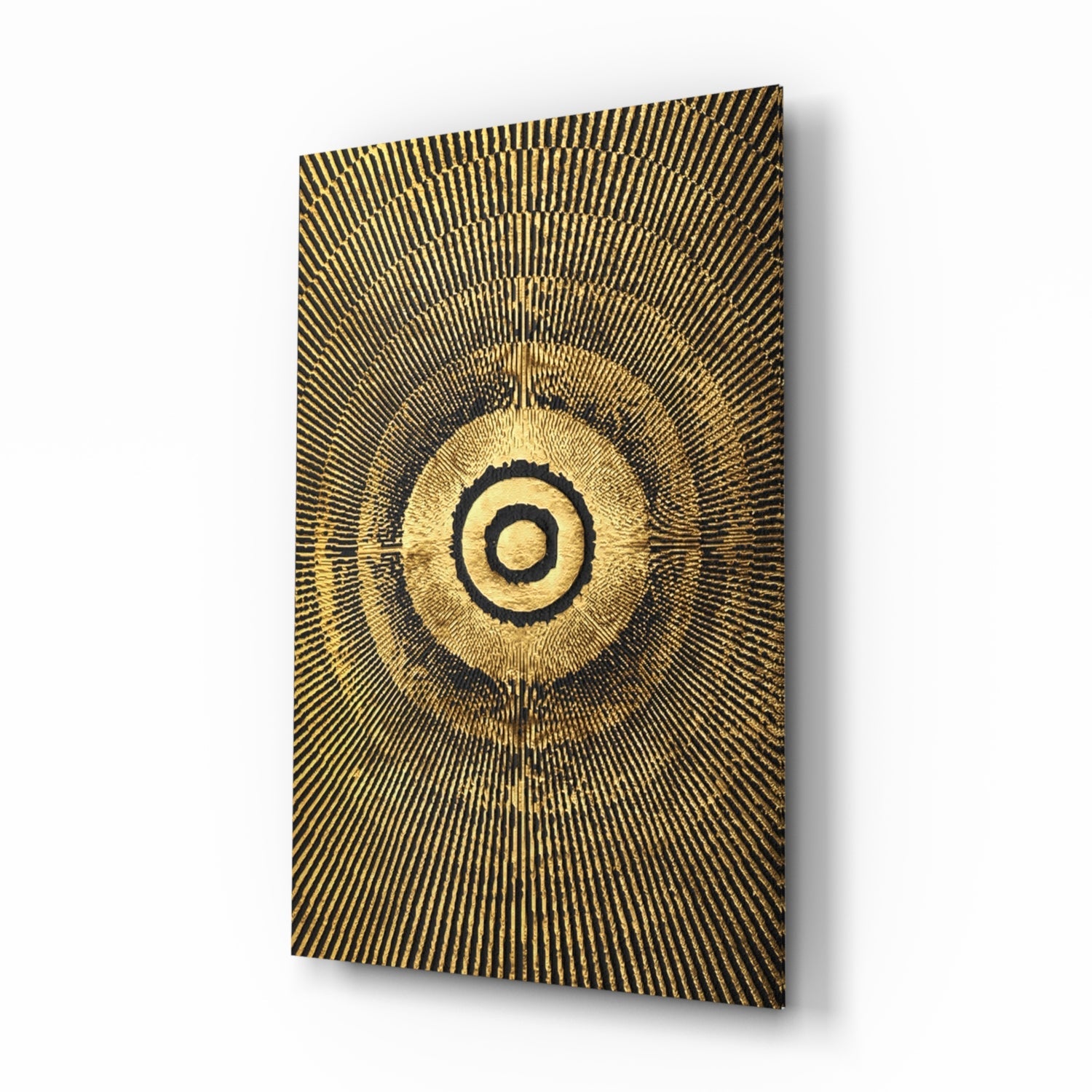 Abstract Loop Glass Wall Art.