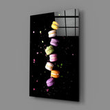 Macarons Glass Wall Art.
