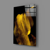 Yellow Story Glass Wall Art.