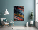 Abstract Glass Wall Art.