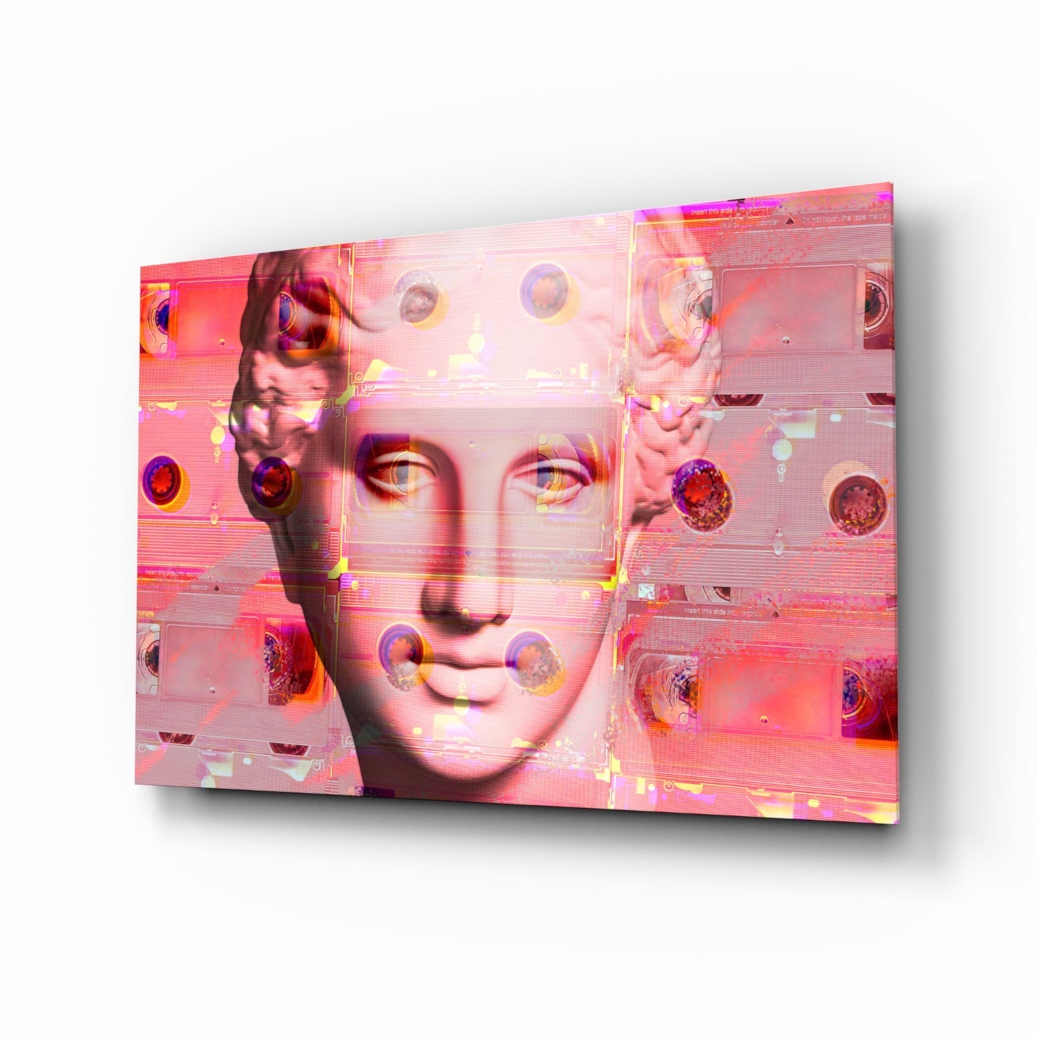 Sculpture Glass Wall Art.