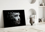 Being Human Glass Wall Art.