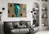 Sculpture Glass Wall Art.