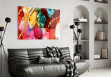 Colors Glass Wall Art.