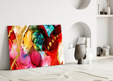 Colors Glass Wall Art.