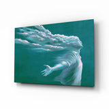 Storm in Thoughts Glass Wall Art.