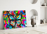 Butterfly Glass Wall Art.