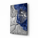 Blue Marble Glass Art.