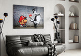 Super Mario Glass Art.