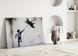 War Kite Glass Art.
