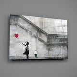 Flying Heart Glass Art.