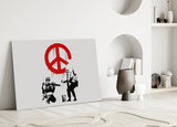 War for Peace Glass Art.