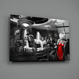 Marilyn Monroe Glass Wall Art.