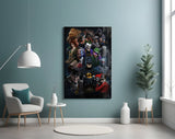 Batman Universe Glass Art.