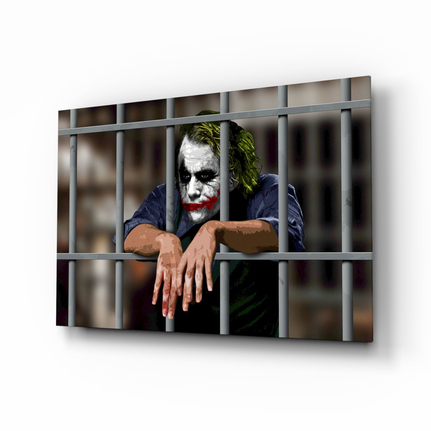 Joker Glass Art.