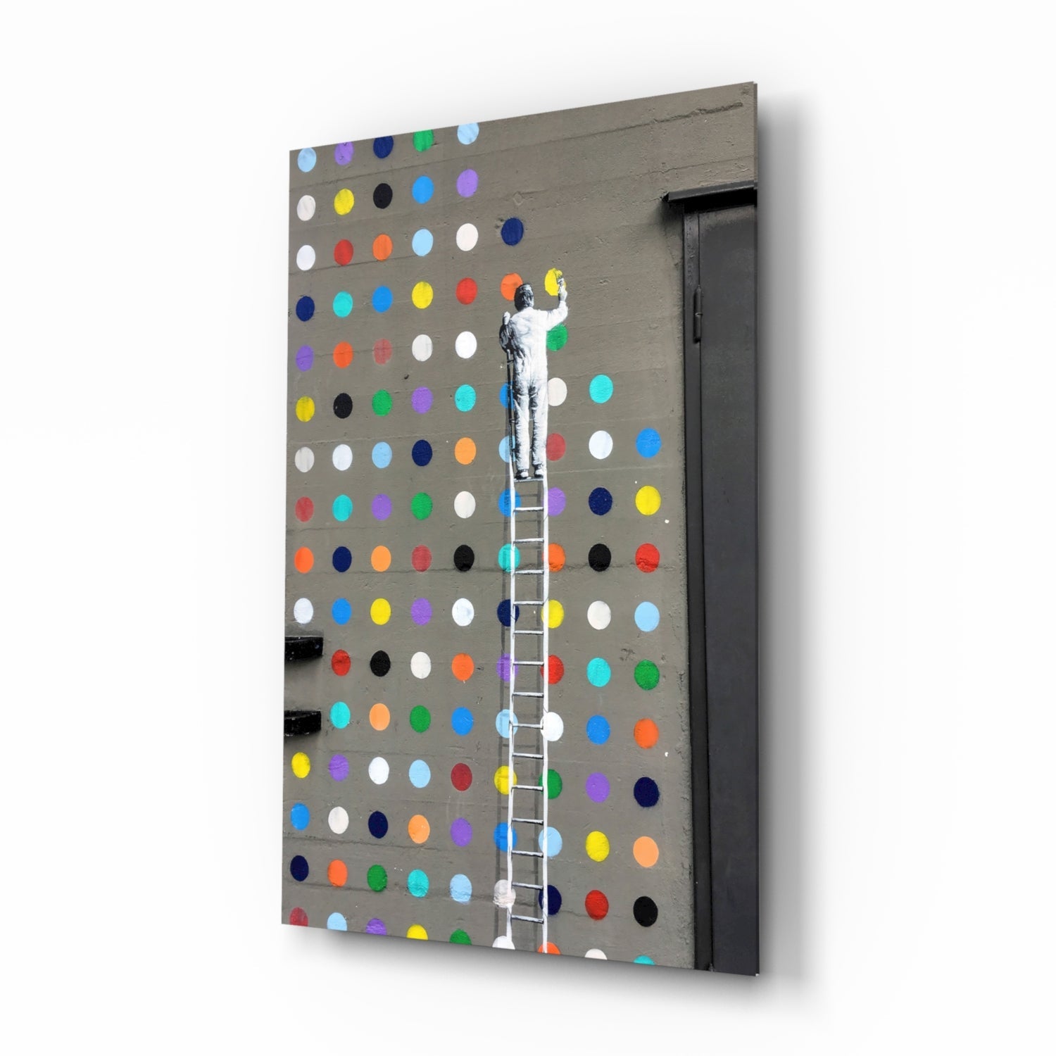 Dots Glass Art.