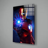 Iron Man Glass Art.