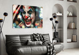 Joker’s Laugh Glass Wall Art.