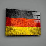Flag of Germany Glass Wall Art.
