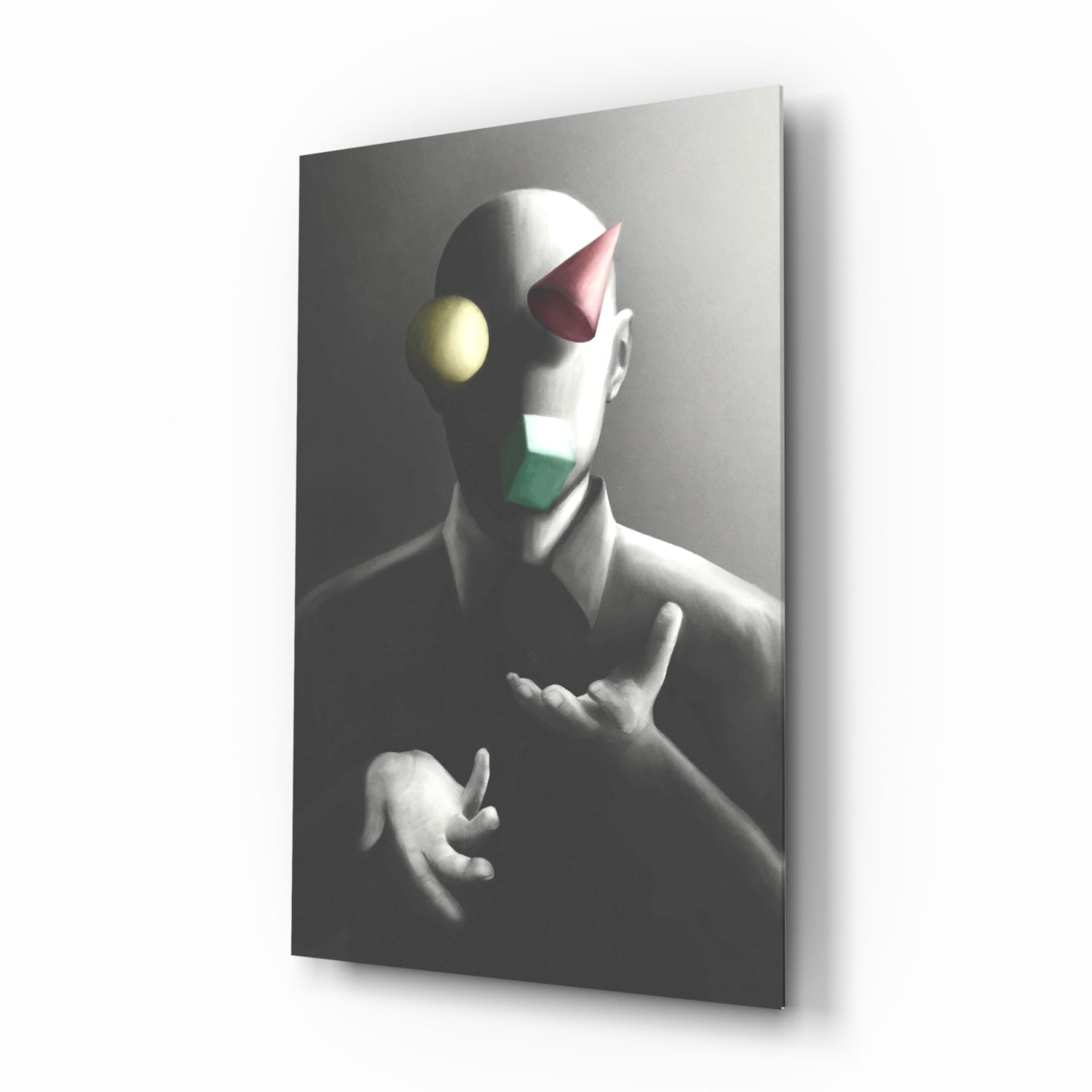 Juggler Glass Wall Art.