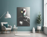 Juggler Glass Wall Art.