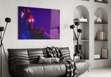 Cool Statue Glass Wall Art.