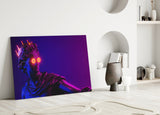 Cool Statue Glass Wall Art.