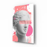 Statue Glass Wall Art.