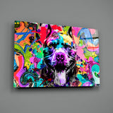 Pitbull Glass Wall Art.