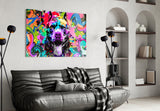 Pitbull Glass Wall Art.