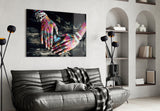 Hands of Nature Glass Wall Art.
