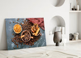 Spices Glass Wall Art.