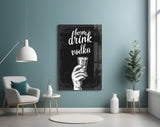 Vodka Glass Wall Art.