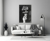 Vodka Glass Wall Art.