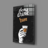 Rum Glass Wall Art.