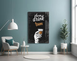 Rum Glass Wall Art.