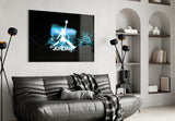 Michael Jordan Glass Wall Art.