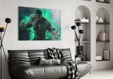 Hulk Glass Wall Art.