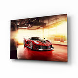 Ferrari FXX K Glass Wall Art.