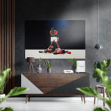 Champion Muhammad Ali Brushed Aluminium Dibond Wall Art