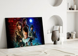 Stranger Things Poster Glass Wall Art.