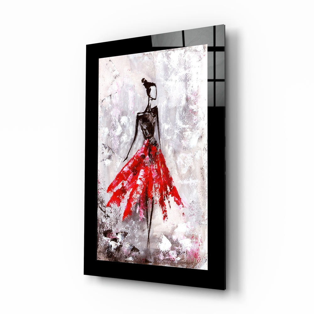 Ballerina Glass Wall Art.