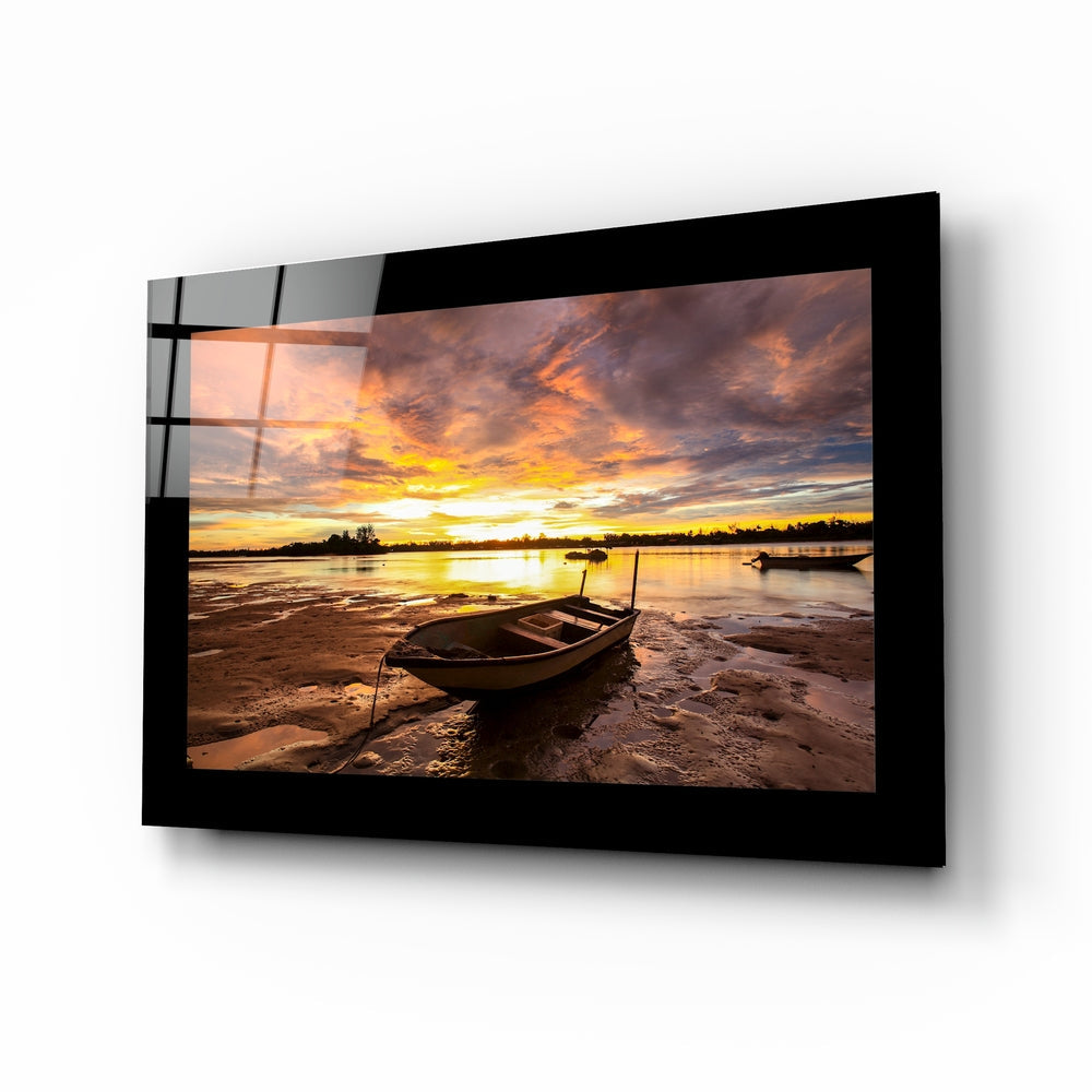 Sunset Glass Wall Art.