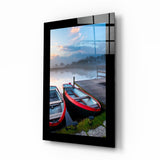Boats Glass Wall Art.