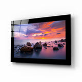 Sunset Glass Wall Art.