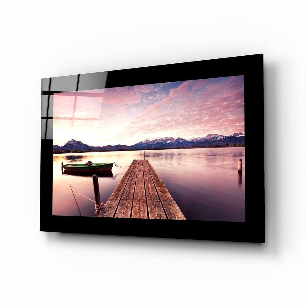 Sunset Glass Wall Art.