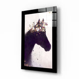 Horse Glass Wall Art.