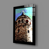 Galata Tower Glass Wall Art.